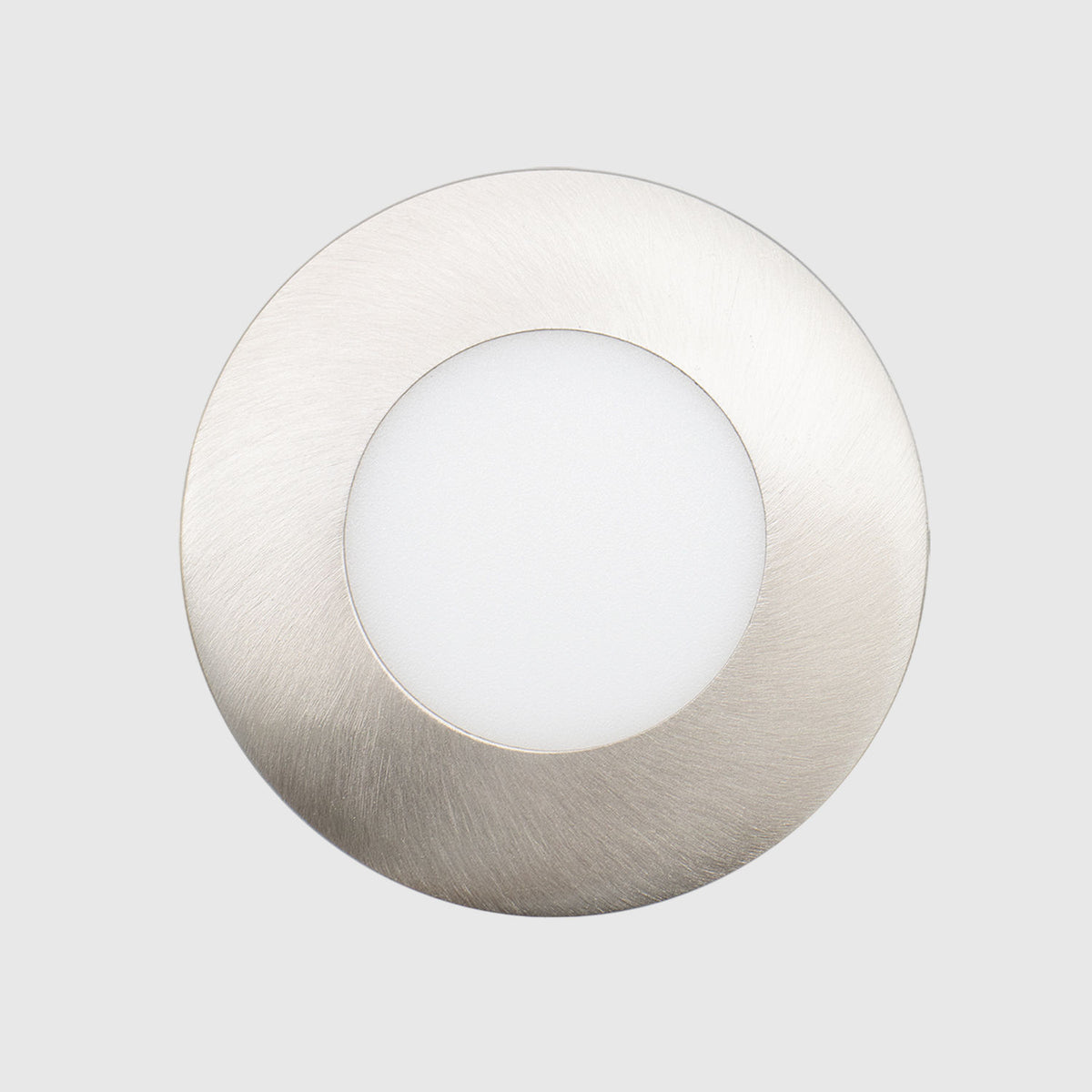 Panel LED Redondo Empotrable, Niquelado, 5W - 15162 - imagen 2