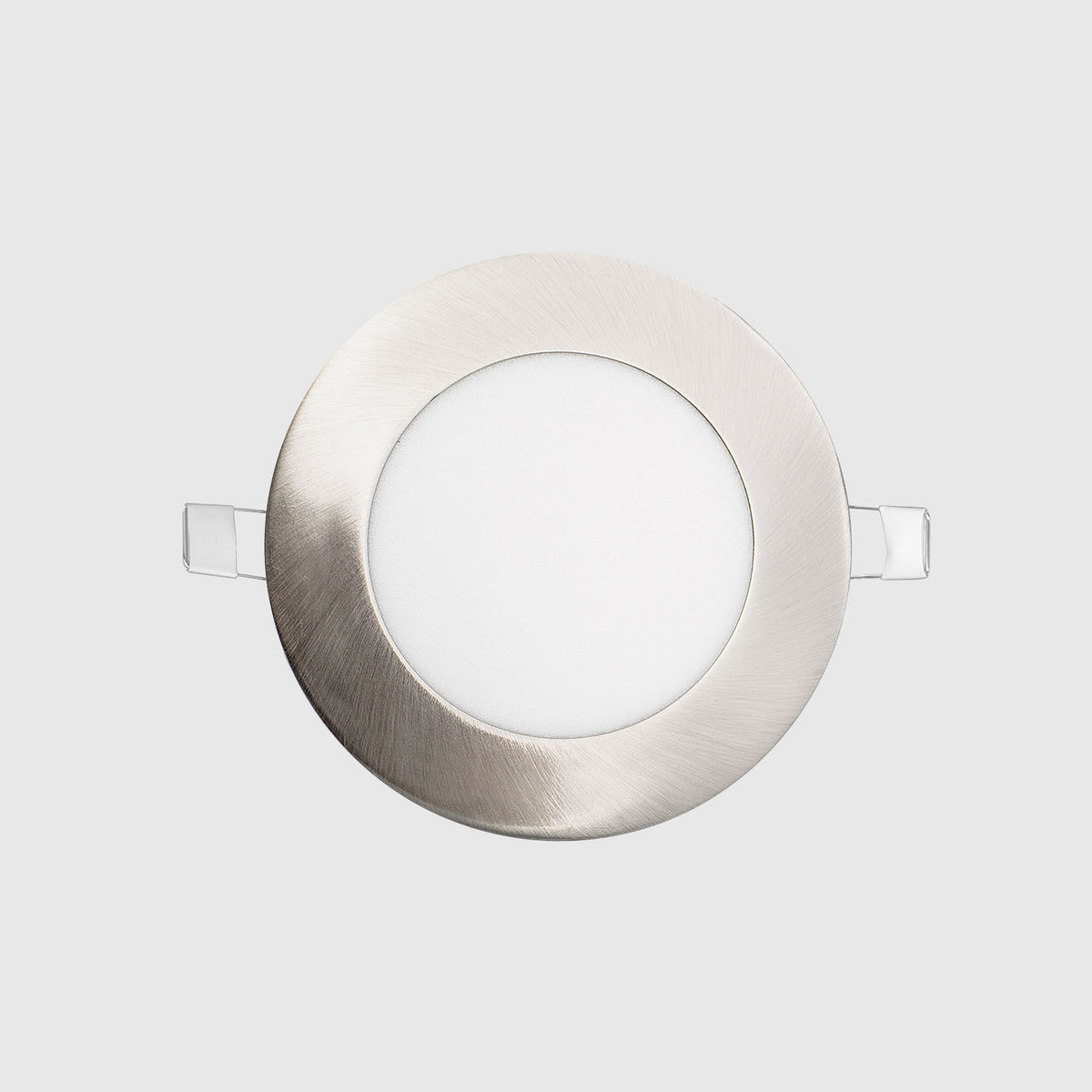 Panel LED Redondo Empotrable, Niquelado, 6W - 15179 - imagen 1