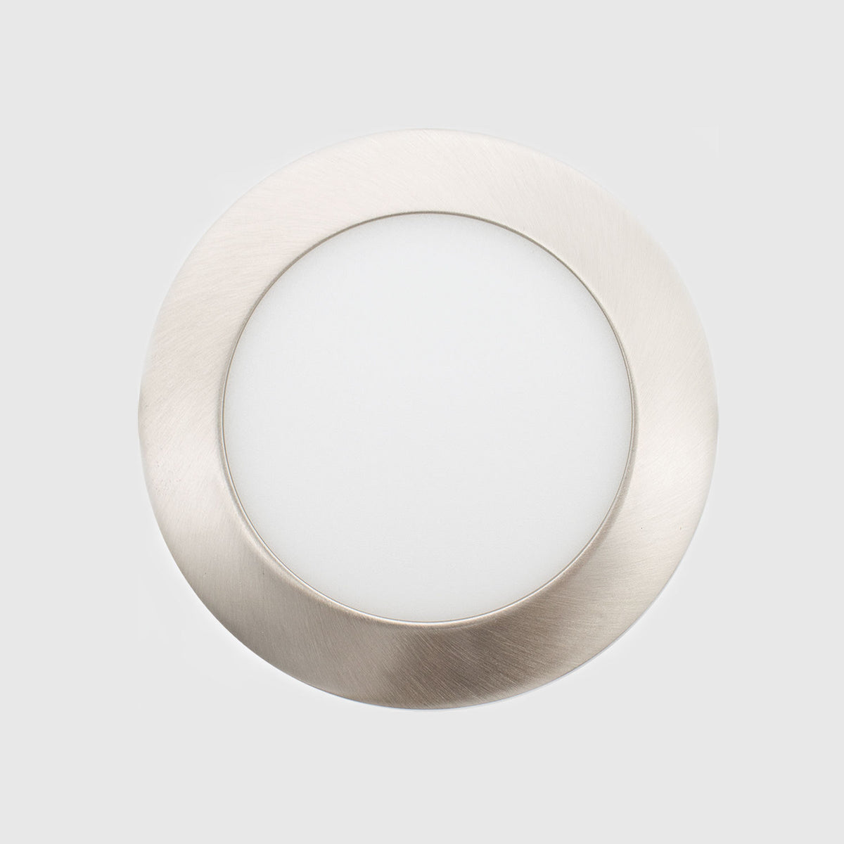 Panel LED Redondo Empotrable, Niquelado, 9W - 15186 - imagen 2