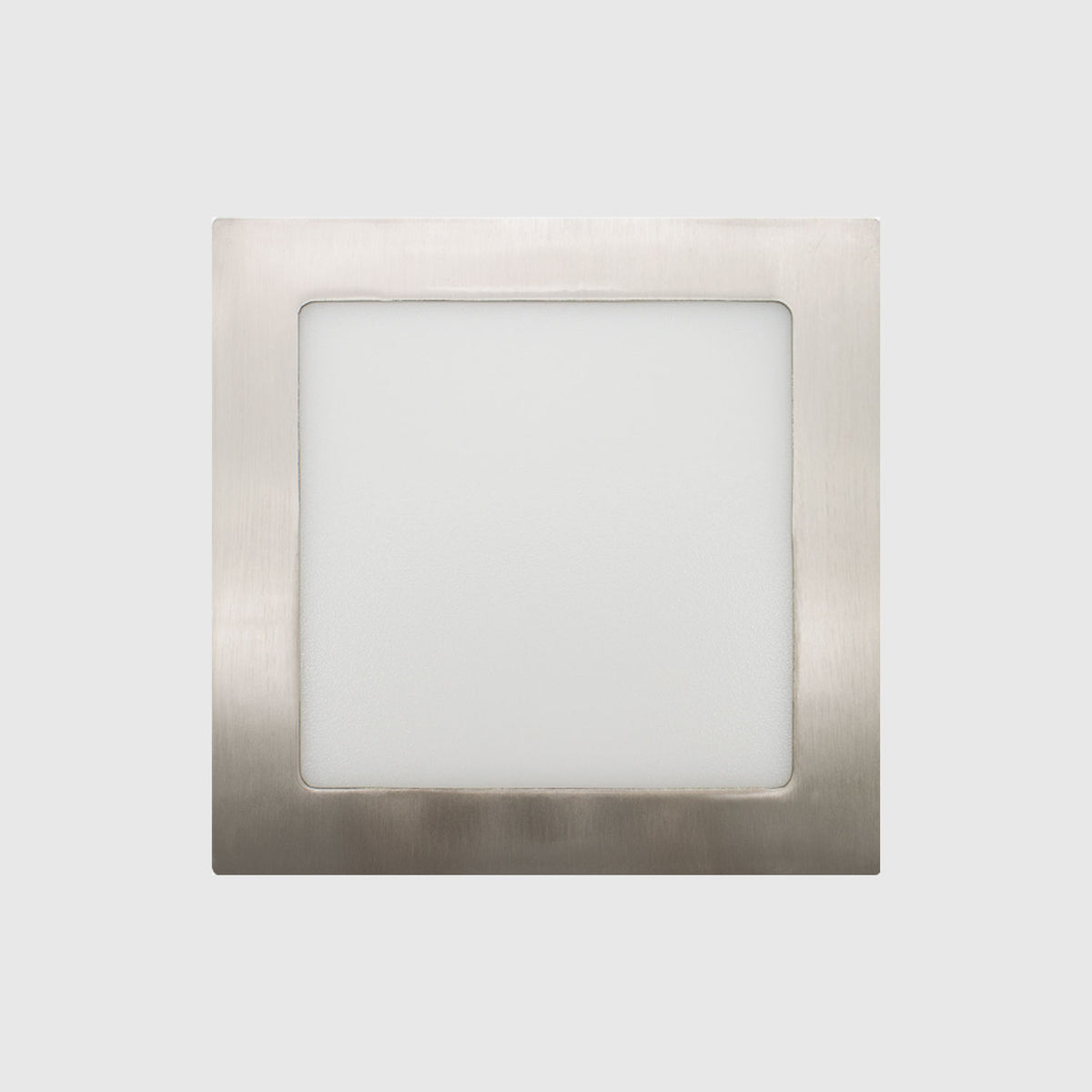 Panel LED Cuadrado Empotrable De Níquel De 12 W - 15247 - imagen 2
