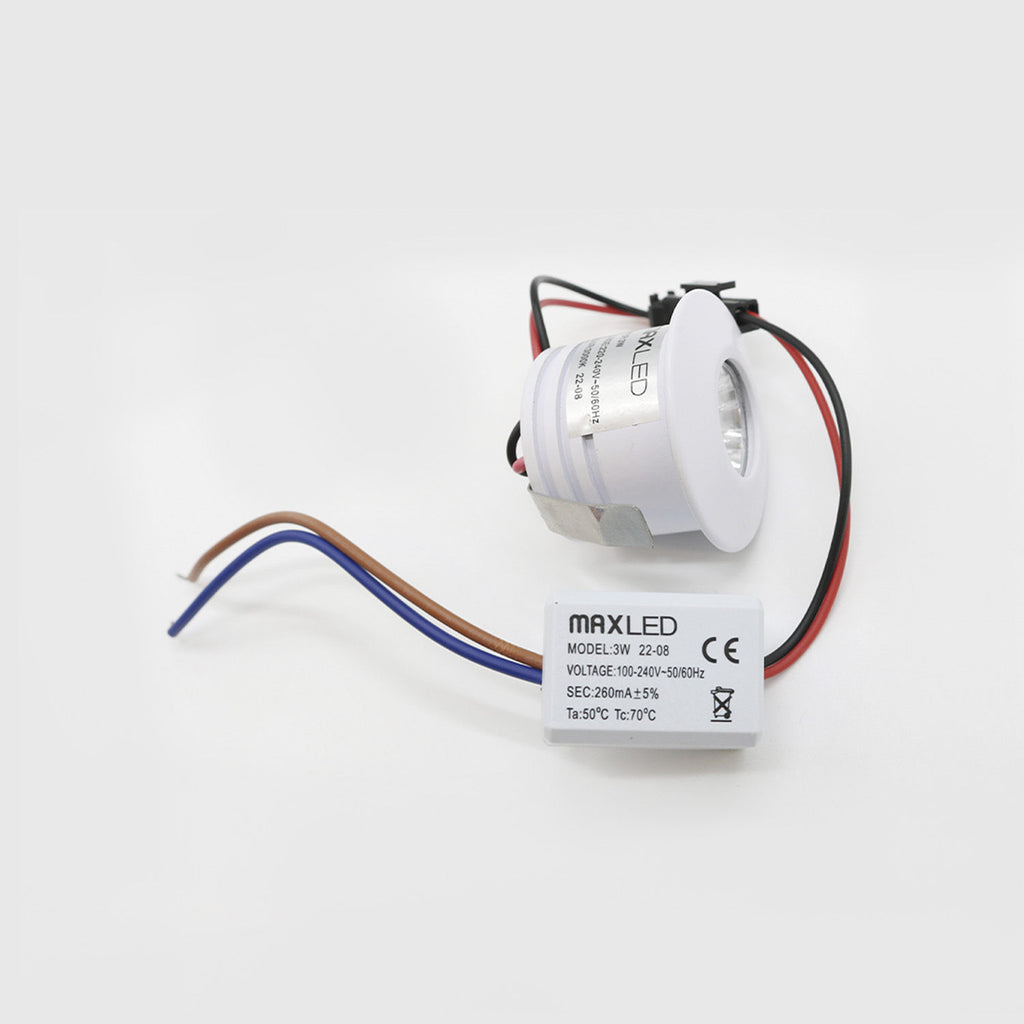 SPOT Led Fijo Redondo Blanco 3W - 15582 - imagen 4