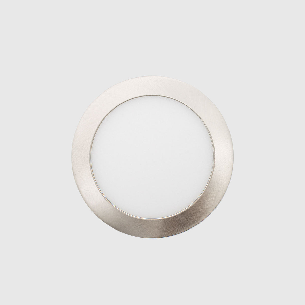 Panel LED Redondo Y Sobresaliente, Niquelado, 12 W, 6500 K - 16015 - imagen 1