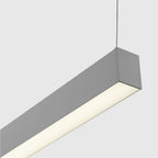 Lussoro - Lámpara LED Lineal Suspendida Gris De 40 W - 26052 - imagen 1