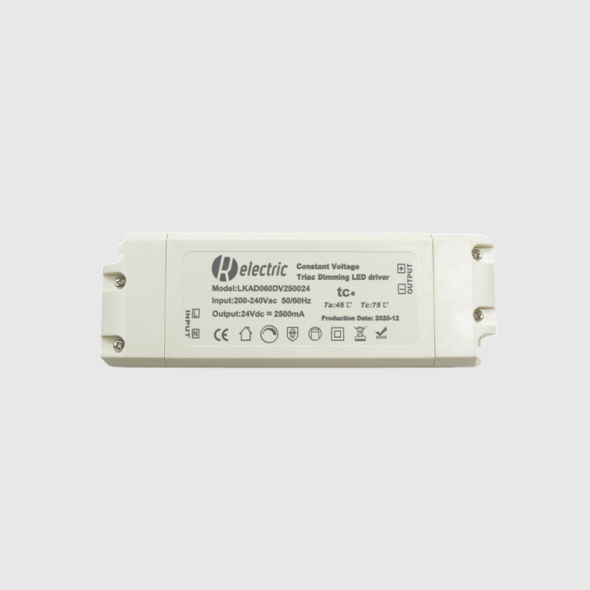 Fuente De Alimentación Regulable Triac De 60 W Para Tiras LED - 26281 - imagen 1
