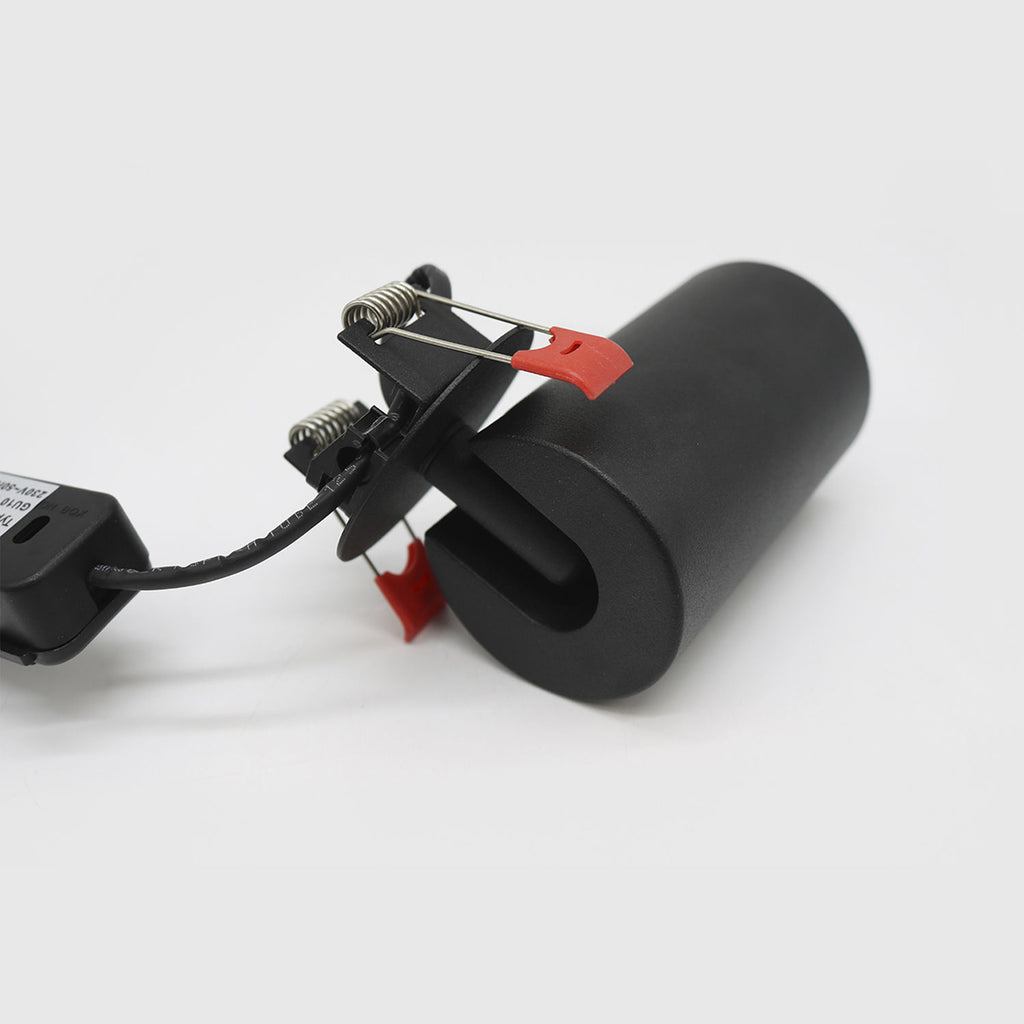 Proyector GU10 Basculante Negro Con Orificio Negro - 26540 - imagen 4