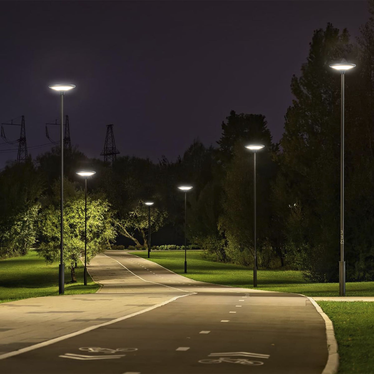 Poste Para Luz Solar LED De Jardín - 29763 - imagen 2