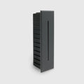 Lámpara De Pared LED Rectangular Negra De 3W - 30042 - imagen 1
