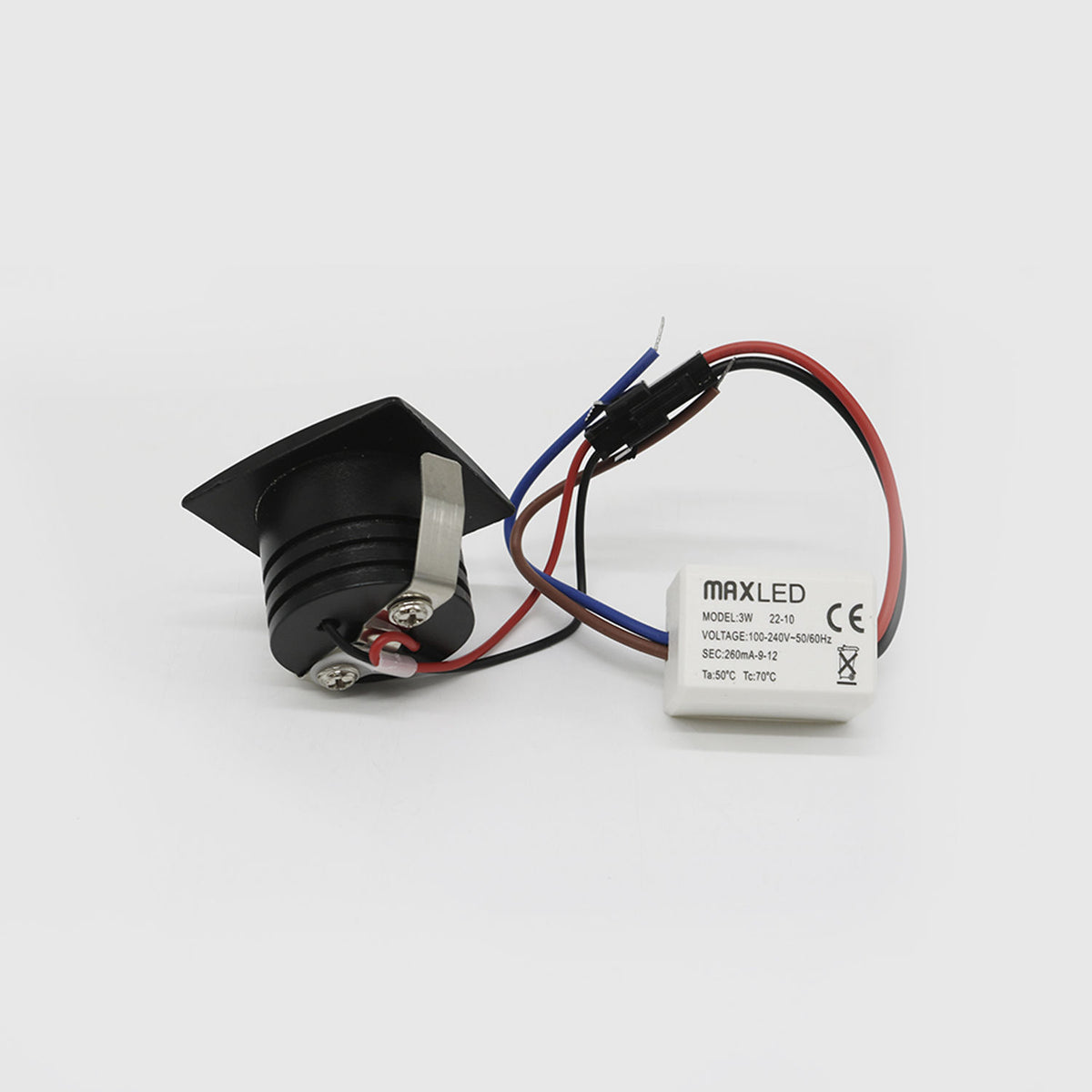 SPOT Led Fijo Cuadrado Negro 3W - 30240 - imagen 4
