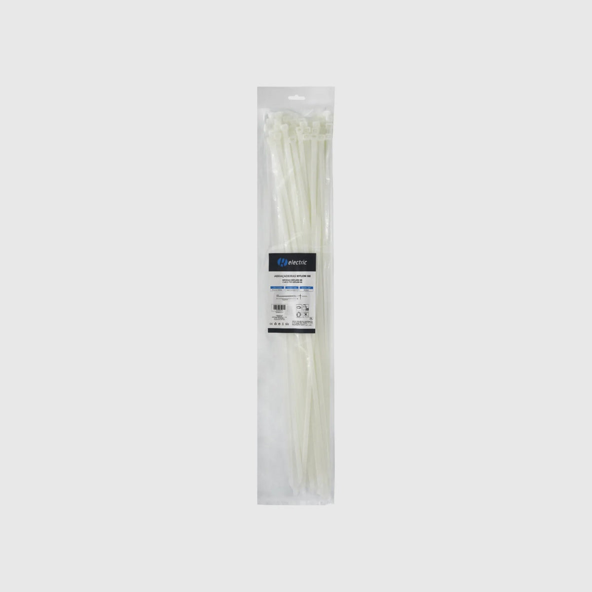 Bridas de nailon 66 - Pack de 100 Blanco 8,8 × 700 mm
