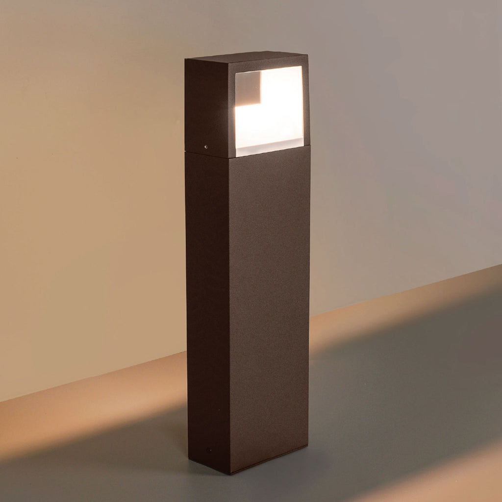 Bolardo LED De Jardín De Acero Corten De 9 W, 500 Mm - 36761 - imagen 2