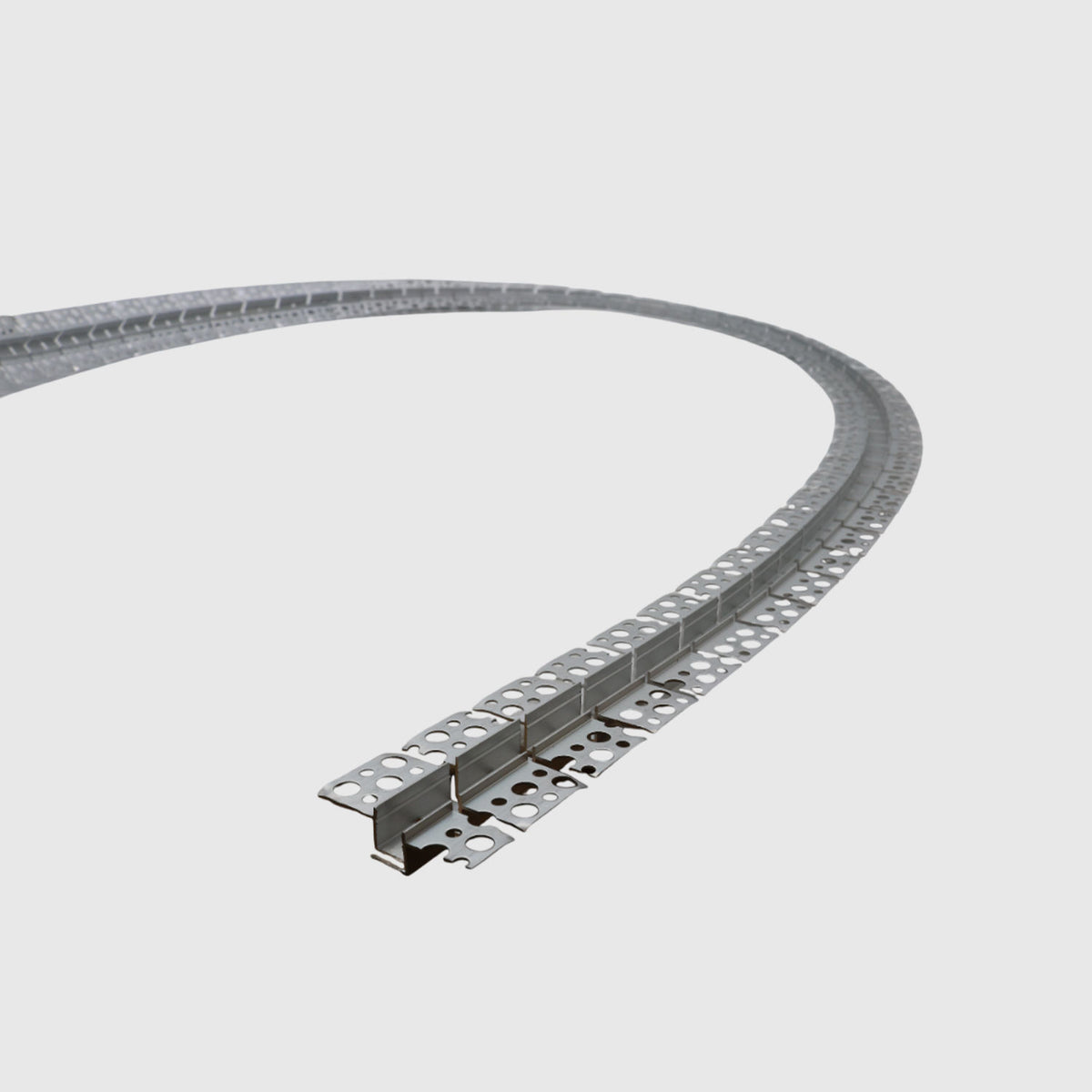 Perfil Flexible Niquelado Con Difusor Para Tira LED. - 39854 - imagen 1