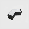 Uniones Lineales Modulares - Modelo En Forma De L Negro De 120º - 40188 - imagen 1