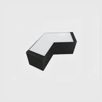 Uniones Lineales Modulares - Modelo En Forma De L Negro De 120º - 40188 - imagen 1