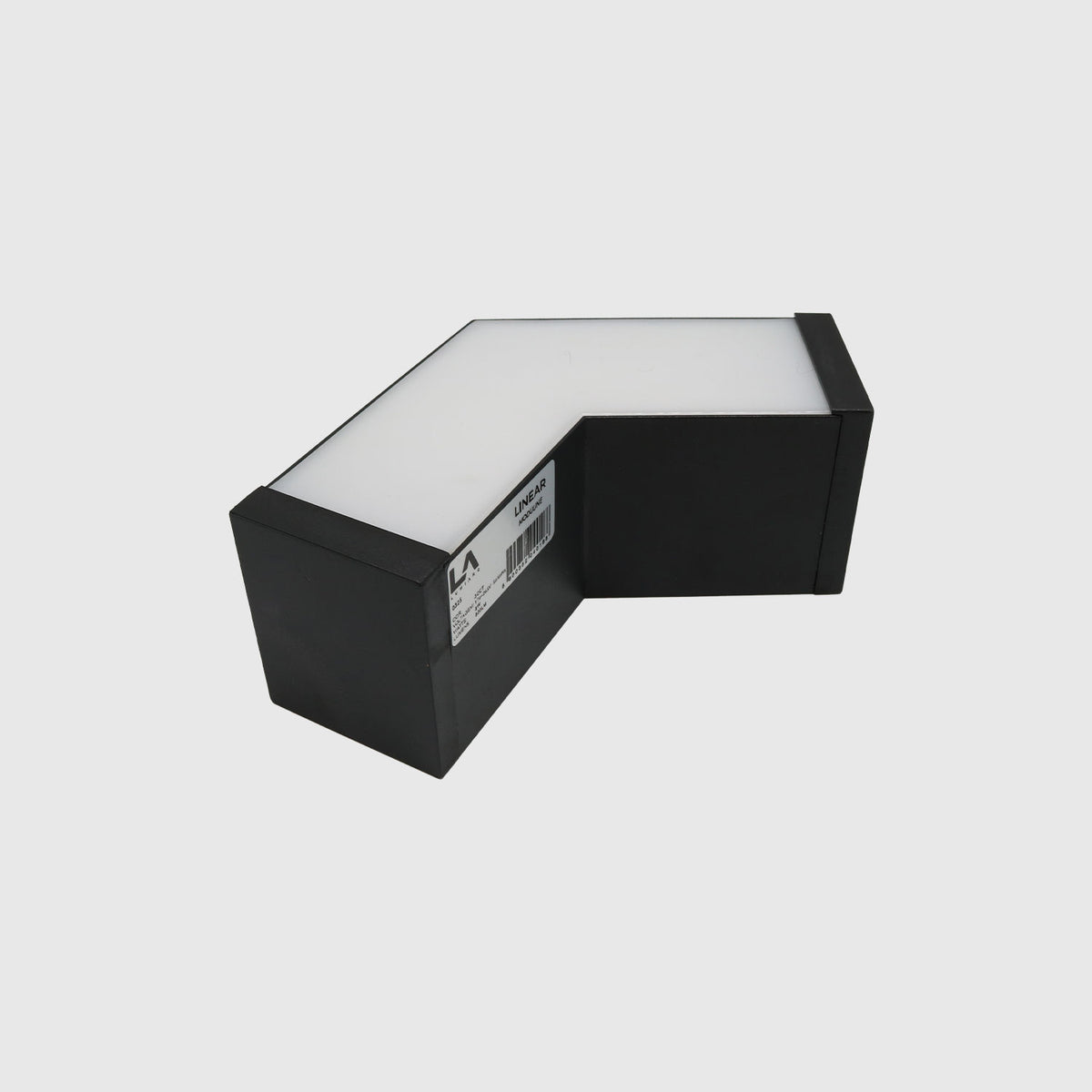 Uniones Lineales Modulares - Modelo En Forma De L Negro De 120º - 40188 - imagen 2