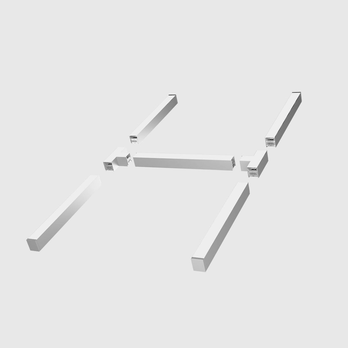Uniones Lineales Modulares - Modelo En T Blanco - 40195 - imagen 4