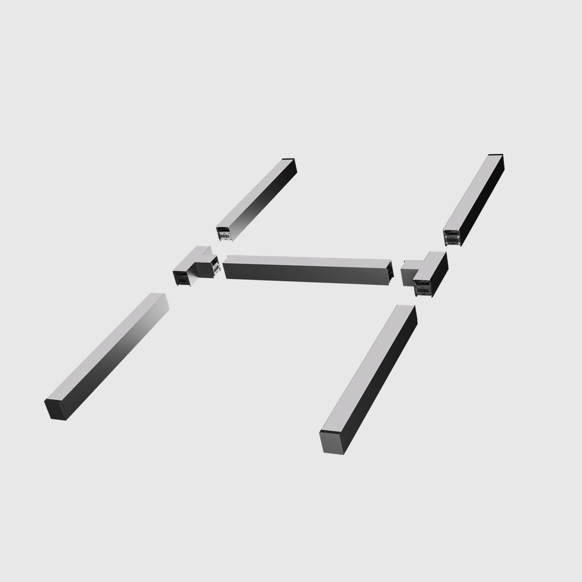 Uniones Lineales Modulares - Modelo En T Negro - 40201 - imagen 4