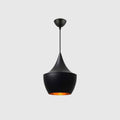 Lámpara Suspendida Ø20cm - 1 X E27 | Negro y Dorado - 42588 - imagen 1