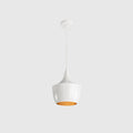 Lámpara Suspendida E27 Con Interior Dorado Blanco Ø20 X 35 Cm - 42595 - imagen 1