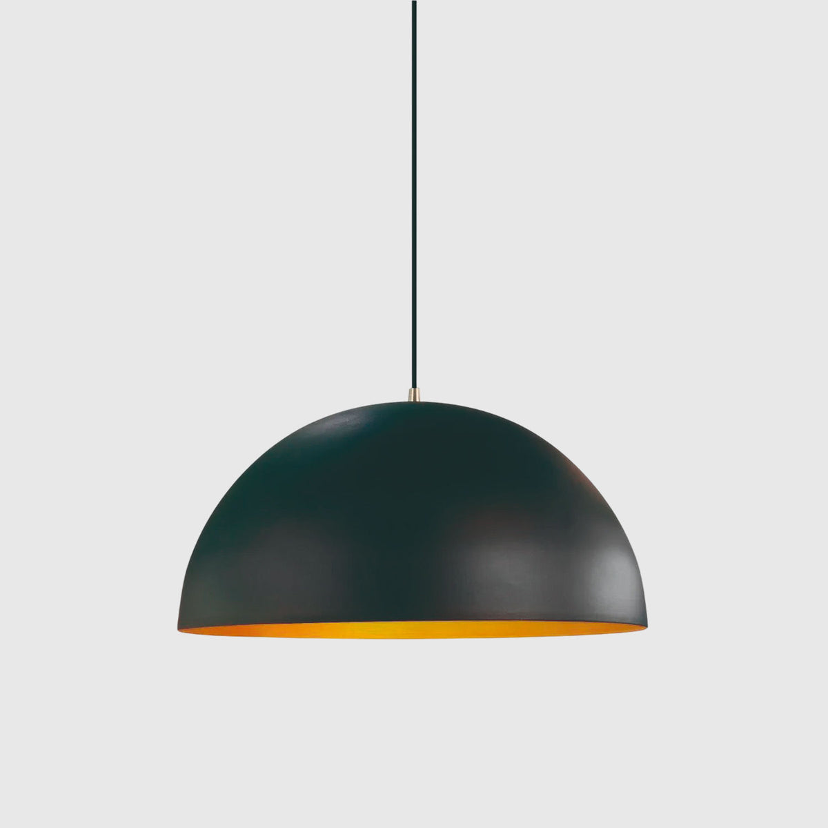 Lámpara Suspendida - 1 X E27 | Negro y Dorado - 42649 - imagen 1