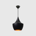 Lámpara Suspendida Ø30cm - 1 X E27 | Negro y Dorado - 42687 - imagen 1