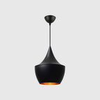 Lámpara Suspendida Ø30cm - 1 X E27 | Negro y Dorado - 42687 - imagen 1