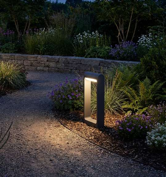 Baliza LED de Jardín 0230 IP65 12W 820lm 3000K Antracita 300mm