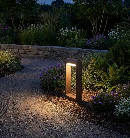 Baliza LED de Jardín 0230 IP65 12W 820lm 3000K Corten 300mm, referencia 48429, vista-2