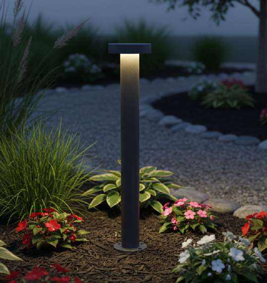 Baliza LED de Jardín 0231 IP65 12W 800lm 3000K Antracita 600mm