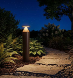 Baliza LED de Jardín 0211 IP65 12W 680lm 3000K Corten 300mm