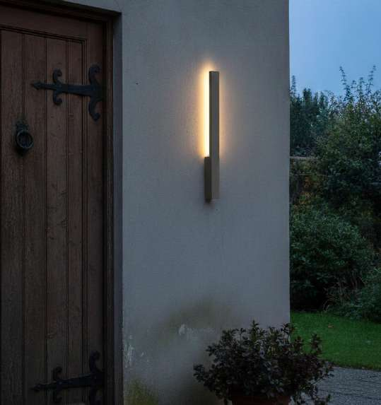 Aplique LED de Pared IP54 6W 480lm 3000K Antracita