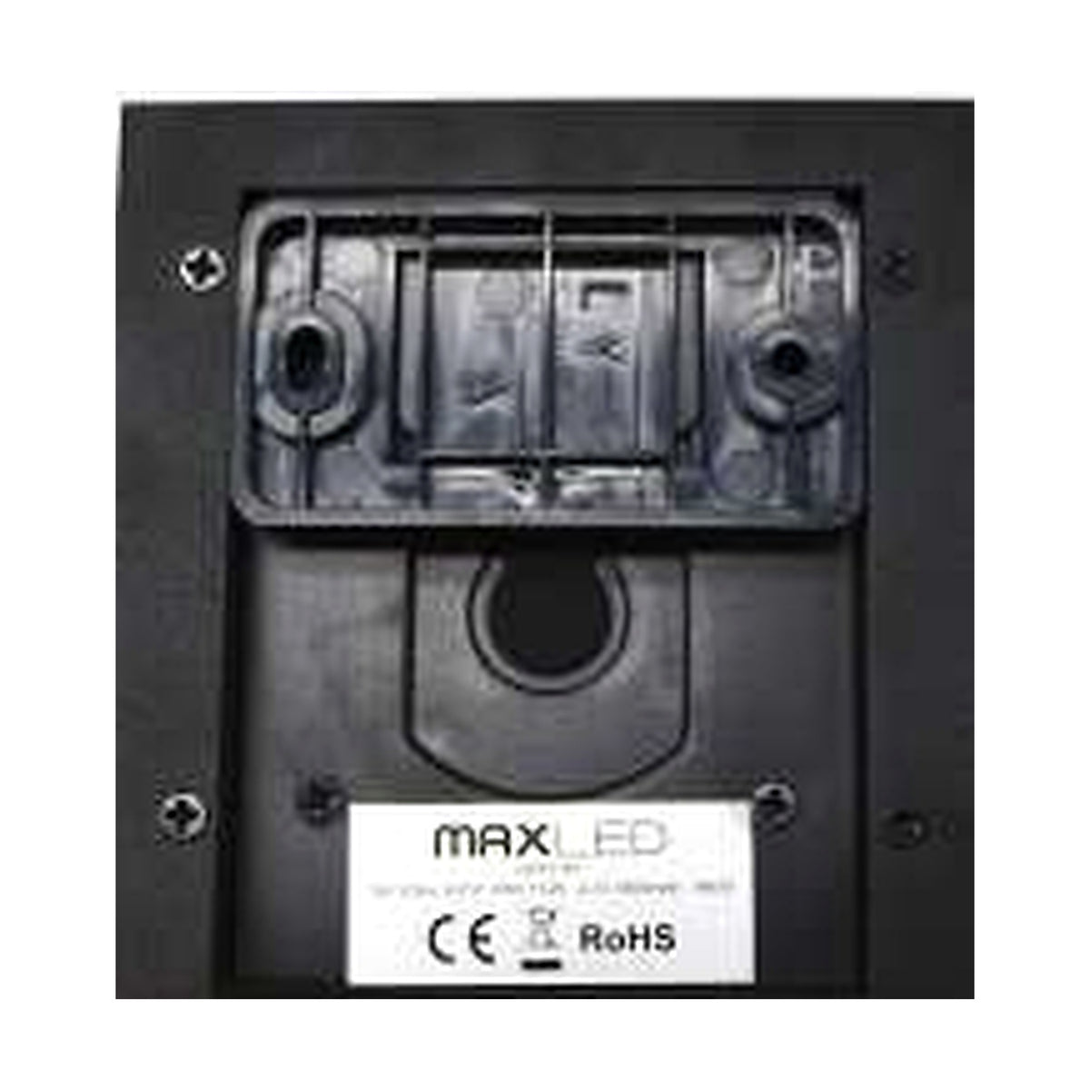 Aplique LED Solar Cuadrado con Sensor Negro, referencia 49594, vista trasera