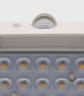 Aplique LED Solar Brick con Sensor IP65 3W 350lm 3000K Blanco, referencia 49938, vista-2
