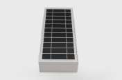 Aplique LED Solar Brick con Sensor IP65 6W 900lm 3000K Blanco, referencia 49952, vista-2