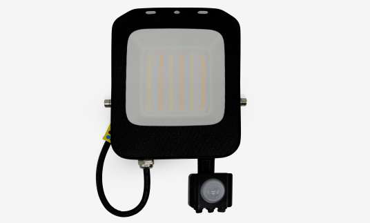 Proyector LED Slim Negro con Sensor IP65 30W 3000lm 3CCT, referencia 51764, vista-2