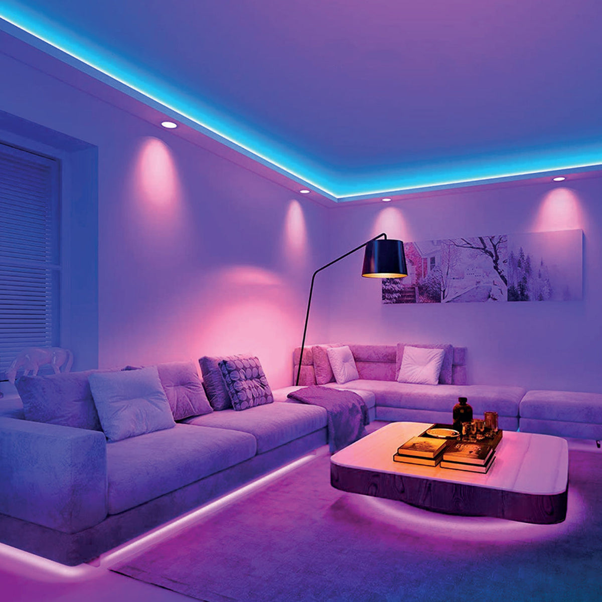 Controlador Táctil RGB, Montaje En Pared Blanco - A1029/2 - imagen 2