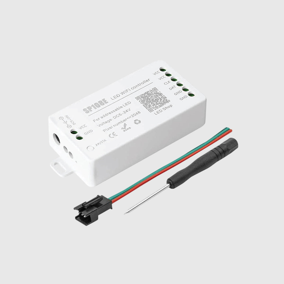 Controlador WiFi SP 108E Para Tira De Circuitos Integrados - A1138 - imagen 1