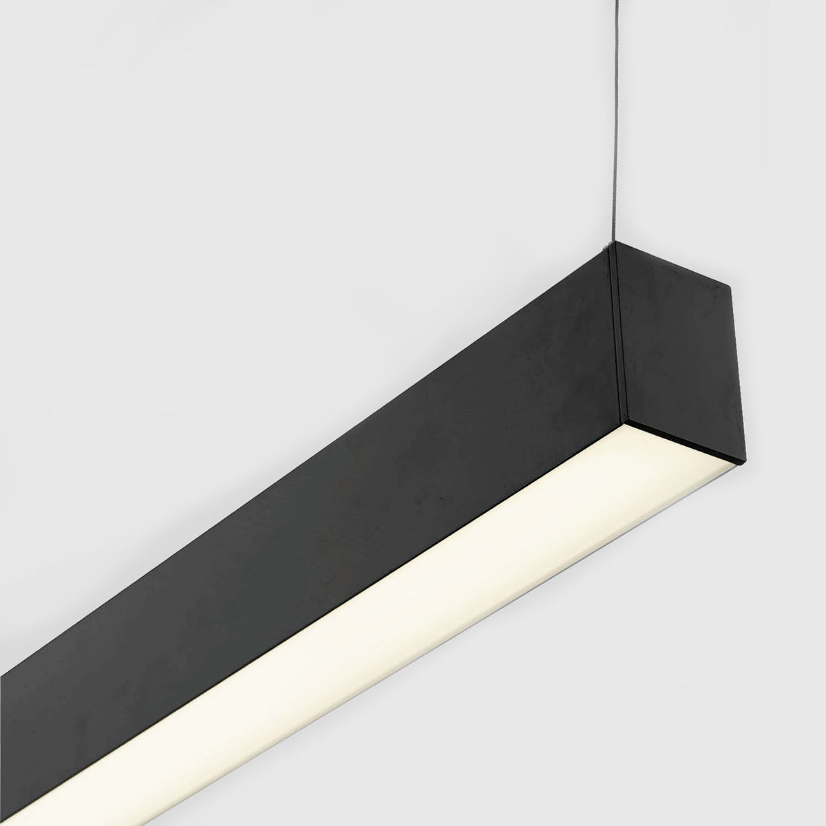Lámpara Colgante LED Lineal De 40 W, Color Negro. - A1208 - imagen 1