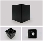 Aplique de techo GU10 cuadrado negro