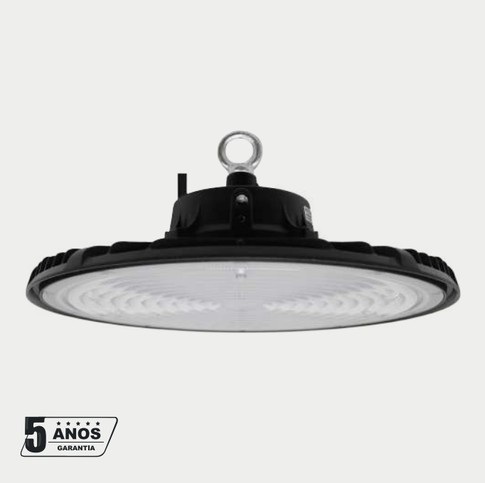 Campana LED UFO Huracán 200W 5700K 32000lm negra