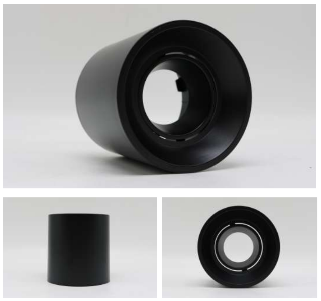 Aplique de techo GU10 redondo negro