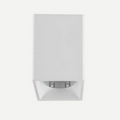 Aro GU10 de superficie cuadrado blanco