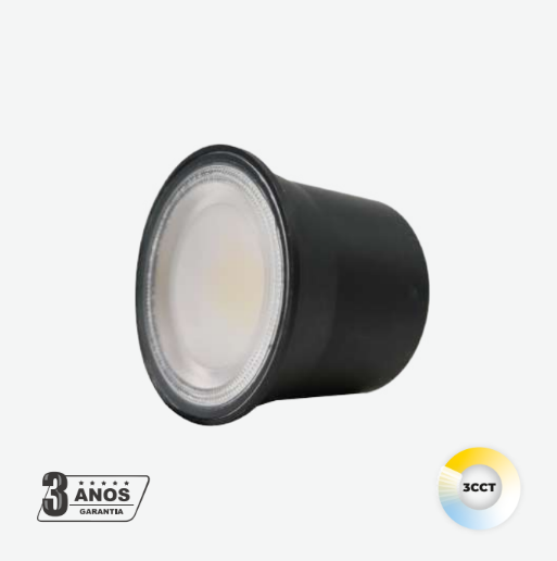 Módulo LED para aro GU10 3CCT negro 60°