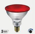 Bombilla PAR38 E27 Infrarroja Regulable 175W Roja 230V