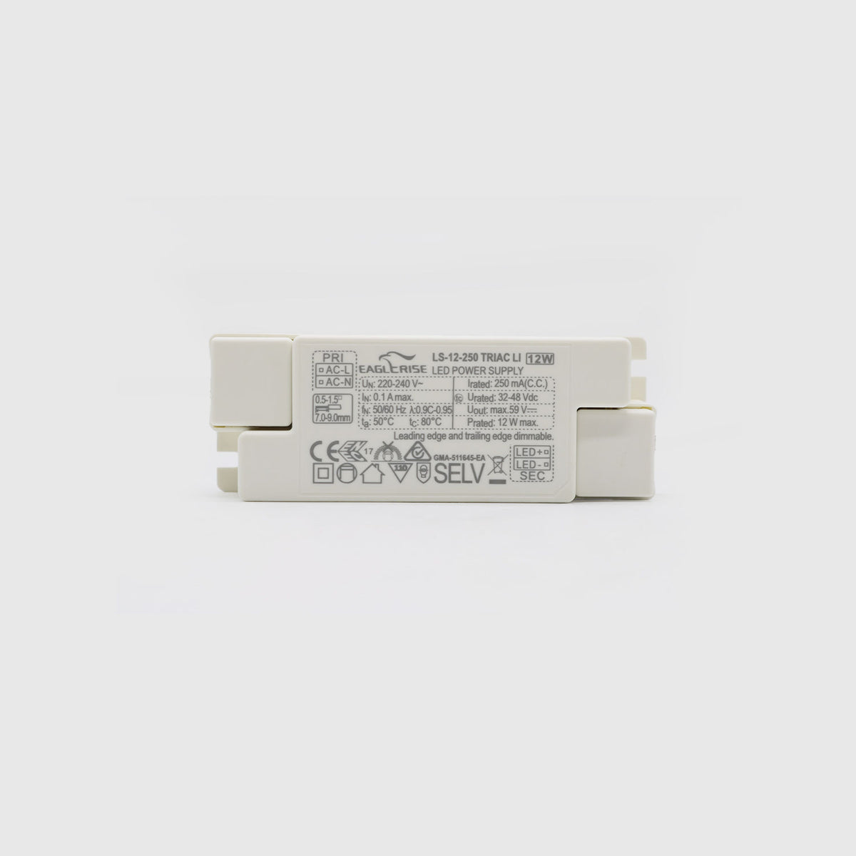 Controlador TRIAC 10-13W 32-48V - LS-12-250-TRIAC - imagen 1