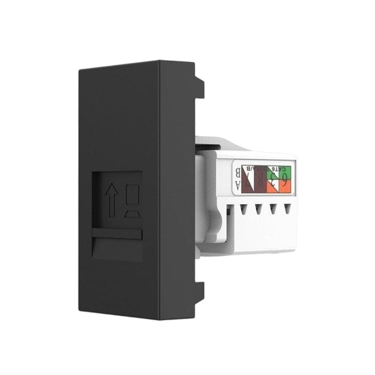Módulo RJ45 CAT6 Livolo negro VL-FCCP-1BP - VL-FCCP-1BP - imagen 1