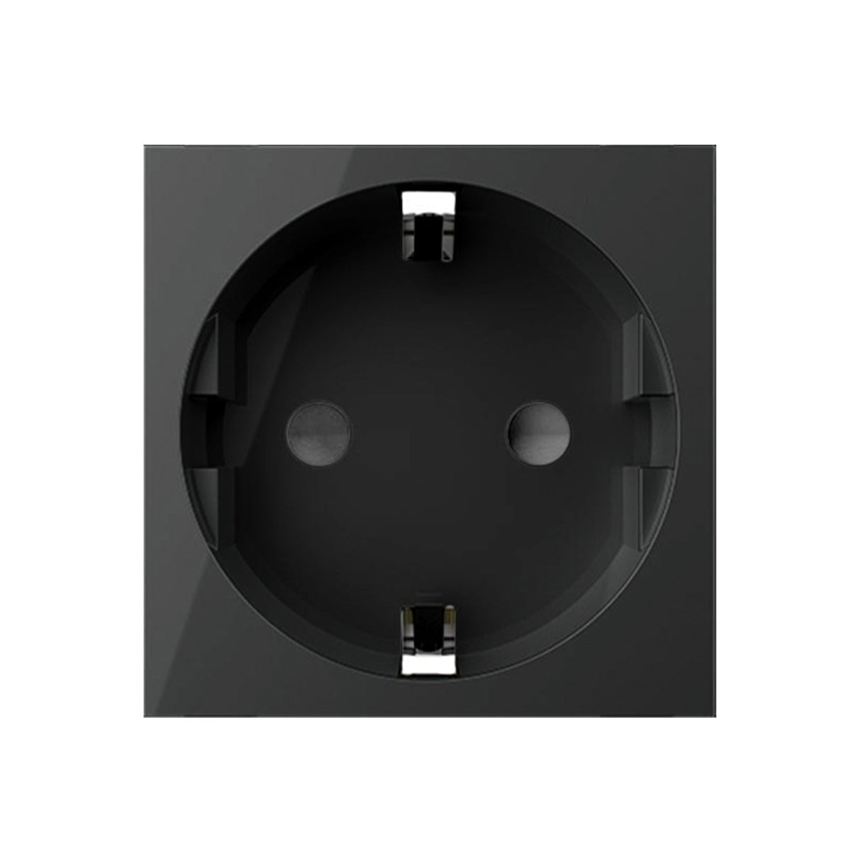 Módulo de enchufe Schuko Livolo 16 A negro VL-FCTC16A-2BP - VL-FCTC16A-2BP - imagen 1