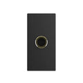 Módulo de toma TV coaxial hembra Livolo negro VL-FCTV-1BP - VL-FCTV-1BP - imagen 1