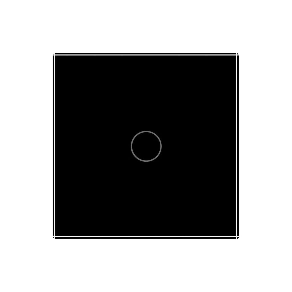 Panel para tecla simple de cristal Livolo negro VL-P701-2B - VL-P701-2B - imagen 1