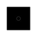 Panel para tecla simple de cristal Livolo negro VL-P701-2B - VL-P701-2B - imagen 1