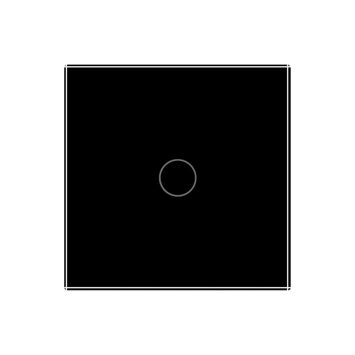 Panel para tecla simple de cristal Livolo negro VL-P701-2B - VL-P701-2B - imagen 1